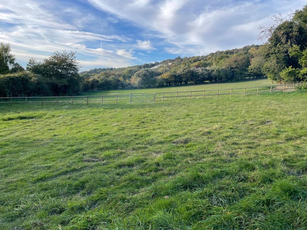 Lot: 84 - LAND EXTENDING TO OVER THREE ACRES WITH STABLES - 